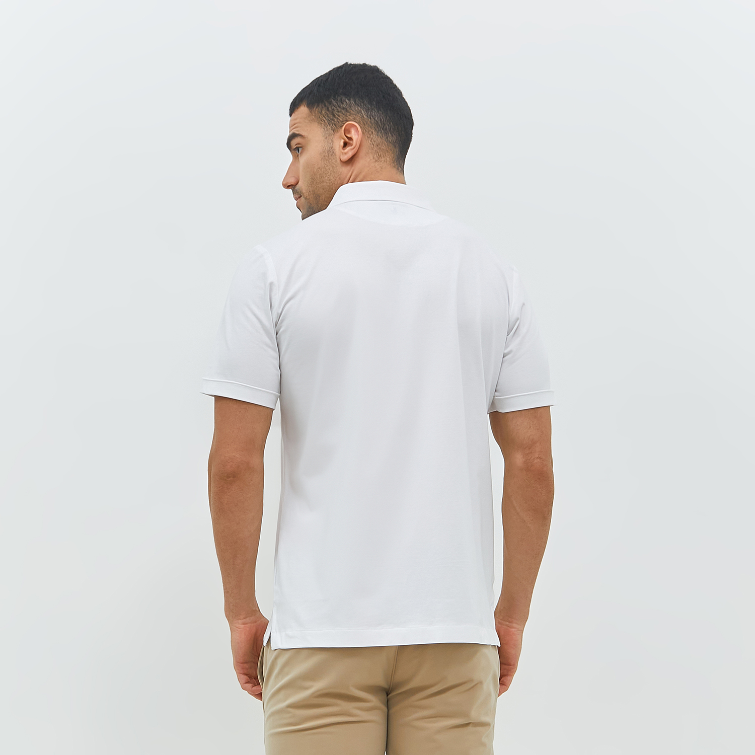 Jobb Endive Kemeja Pria Lengan Pendek Slim Fit Putih - Image 3