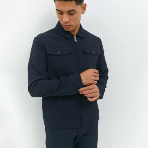 JOBB Ferero Jaket Pria Slim Fit Navy