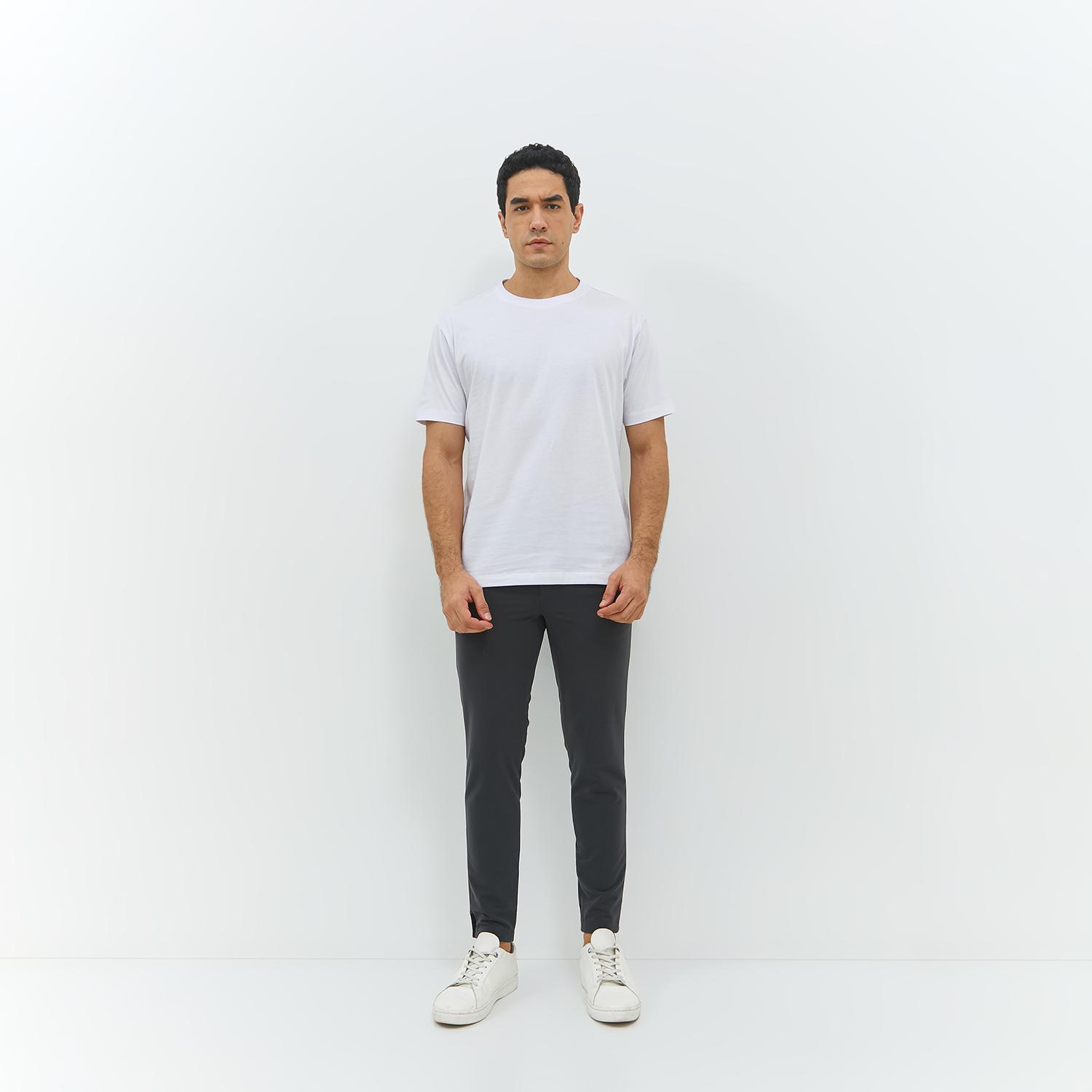 JOBB Janssen T-shirt Pria Regular Fit White - Image 5