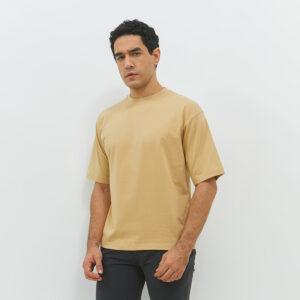 JOBB Leven T-shirt Pria Oversized Dark Khaki