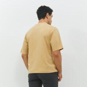 JOBB Leven T-shirt Pria Oversized Dark Khaki