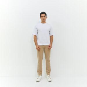 JOBB Leven T-shirt Pria Oversized White