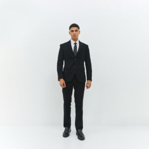 JOBB Topaz-T2 Jas Pria Slim Fit Dark Black