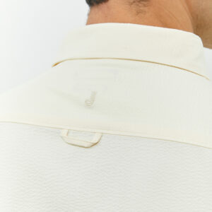 JOBB Truro Kemeja Pria Lengan Pendek Slim Fit Cream