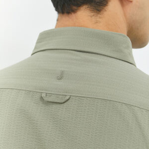 JOBB Truro Kemeja Pria Lengan Pendek Slim Fit Medium Green