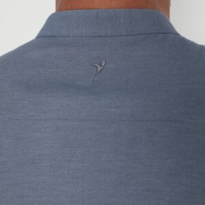 Jobb Zeeshan Baju Koko Pria Lengan Pendek Regular Fit Dark Grey