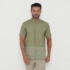 Jobb Zeeshan Baju Koko Pria Lengan Pendek Regular Fit Light Green