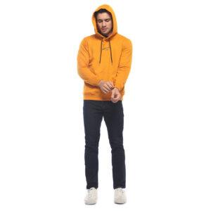 d&f Sweat shirt hoodie pria Zipper WHEN NOTHING - Mustard