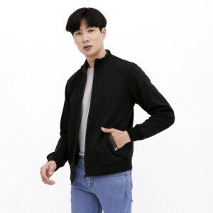 d&f Jaket pria biker 042 - Hitam