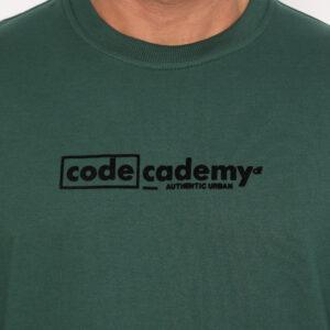 d&f sweatshirt pria unisex codecademy - hijau