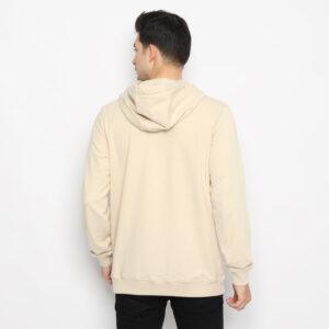 d&f sweatshirt hoodie pria unisex design - cream