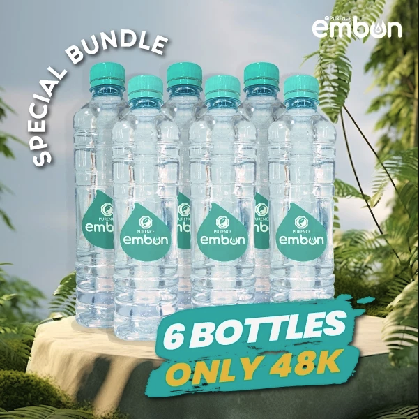 Promo Embun 6 Botol!! Purence Embun Air Minum "Air Minum Embun" - 500 ML