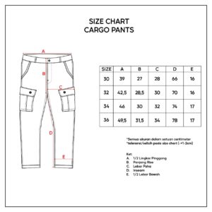 d&f celana panjang cargo - Navy