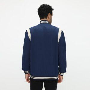 d&f Napoleon Jaket shoulder cut & sewn - Dark Navy Cream