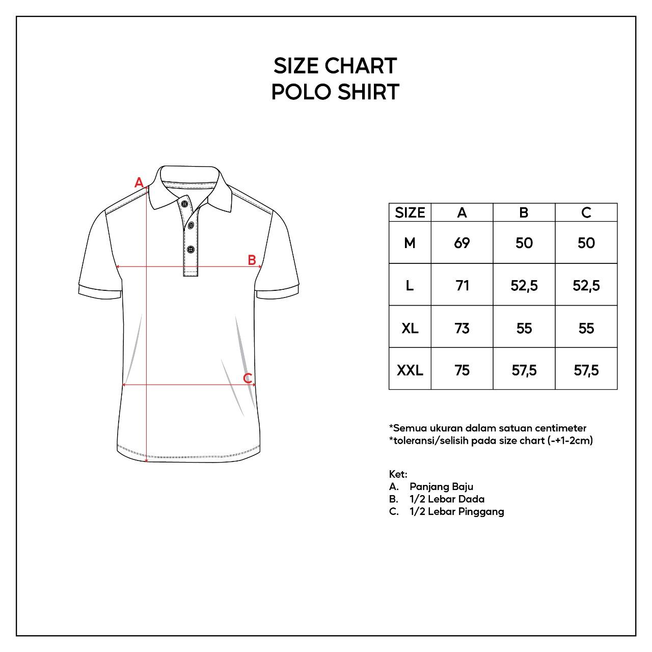 d&f Polo shirt basic - Hitam - Image 6