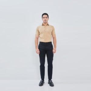 Jobb Olivier Celana Panjang Chinos Modern Slim Fit Dark Black