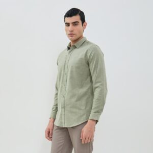 Jobb Presley Kemeja Pria Lengan Panjang Slim Fit Hijau