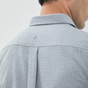 Jobb Presley Kemeja Pria Lengan Panjang Slim Fit Abu-Abu