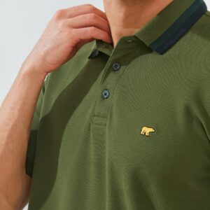 Jack Nicklaus Wolfgang Polo Shirt Pria Regular Fit Hijau