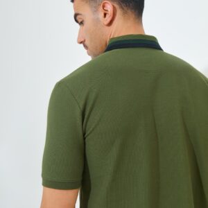 Jack Nicklaus Wolfgang Polo Shirt Pria Regular Fit Hijau