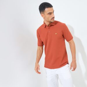 Jack Nicklaus Ralph Polo Shirt Pria Regular Fit Brown Red