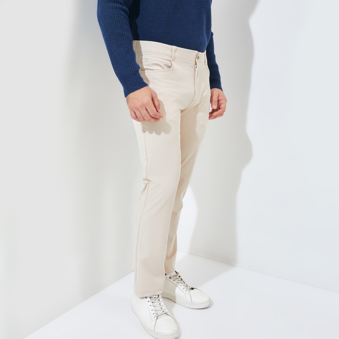 Jack Nicklaus Amstel Premium Pants Regular Fit Bahamas Sand - Image 2