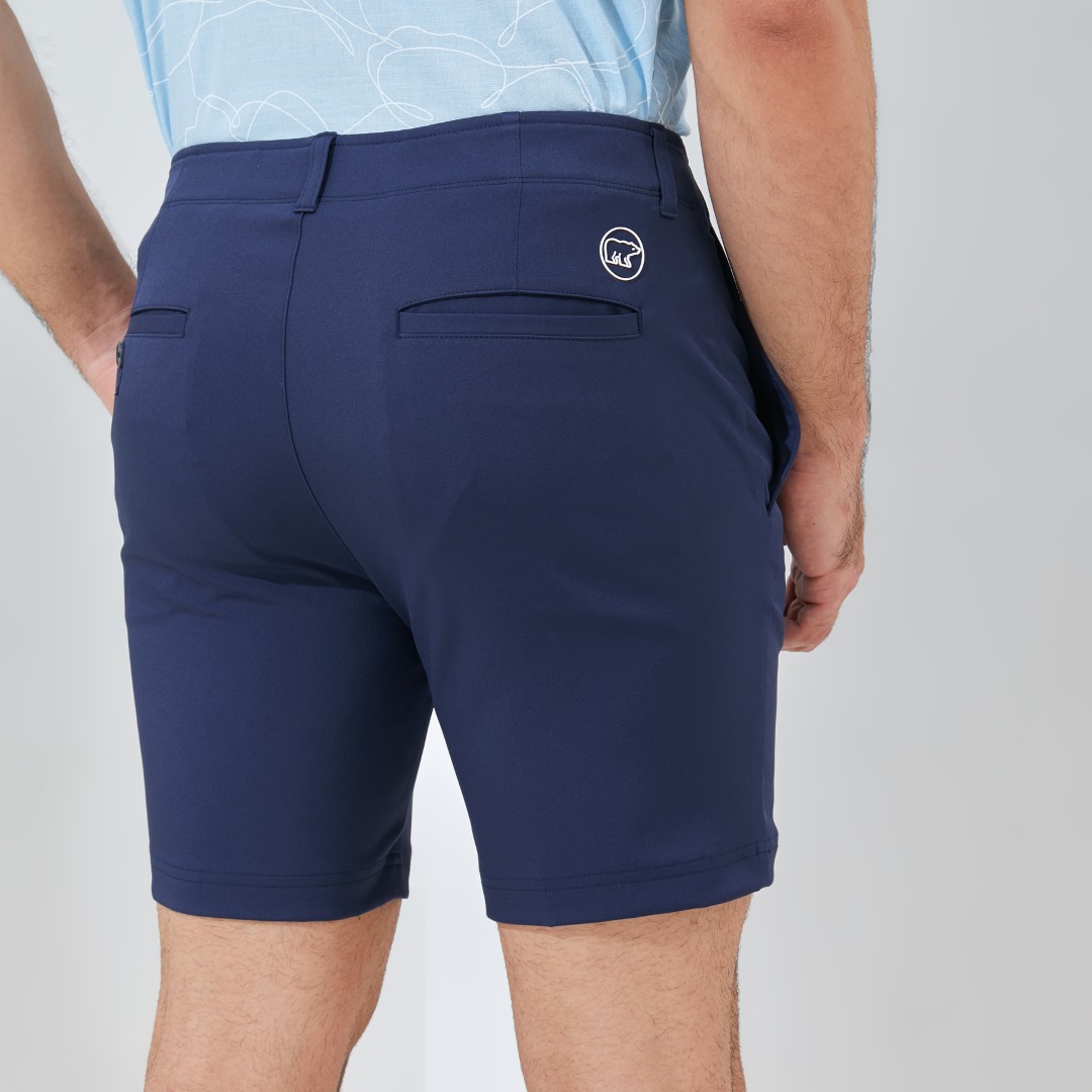 Jack Nicklaus Florian Premium Celana Pendek Pria Regular Fit Classic Navy - Image 3