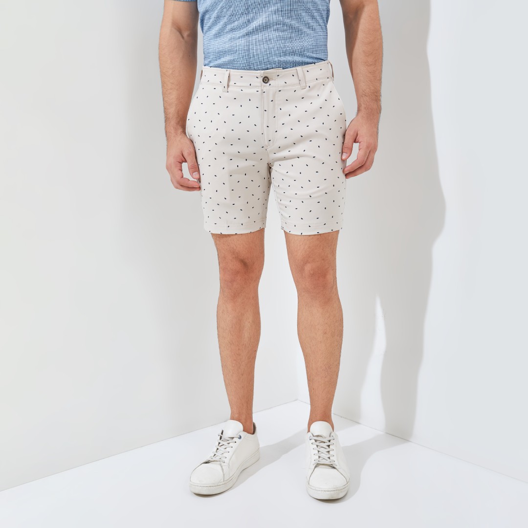 Jack Nicklaus Lieden Premium Celana Pendek Pria Regular Fit Bahamas Sand - Image 2