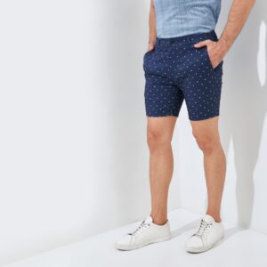 Jack Nicklaus Lieden Premium Celana Pendek Pria Regular Fit Classic Navy