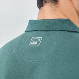 Jack Nicklaus Raven Polo Shirt Pria Regular Fit Camping Green