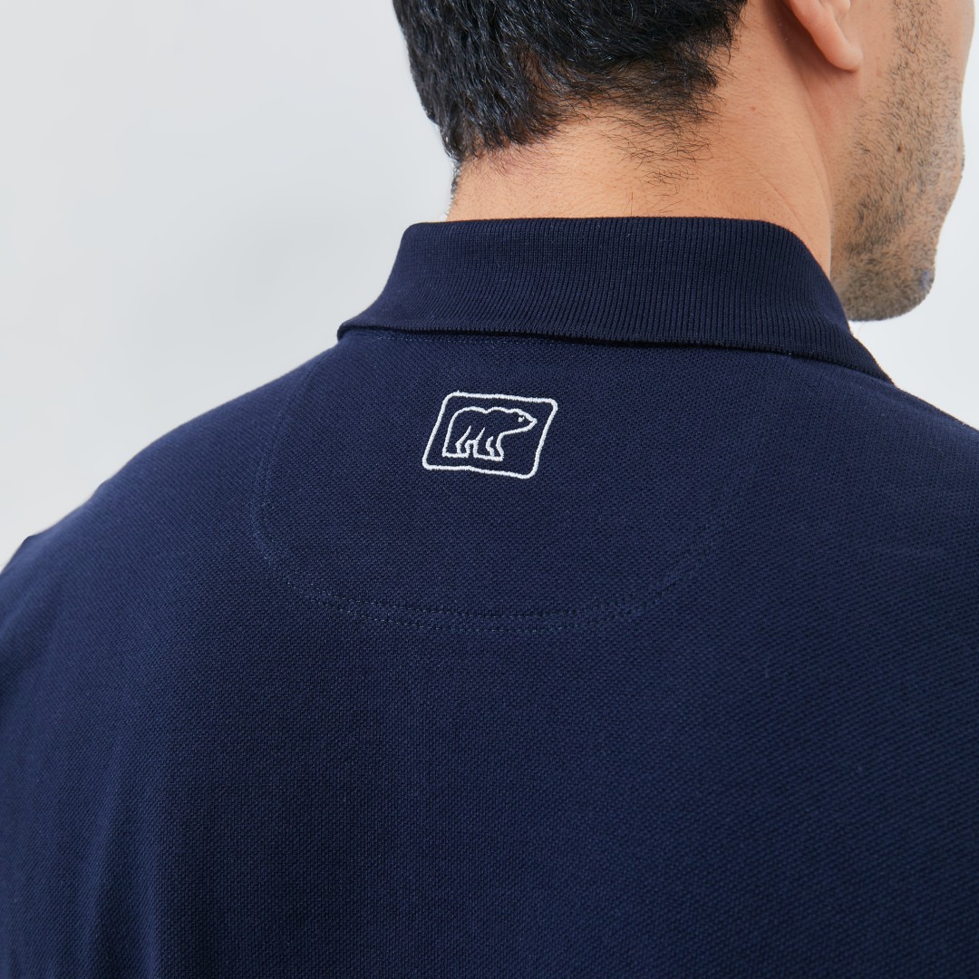 Jack Nicklaus Raven Polo Shirt Pria Regular Fit Navy - Image 6