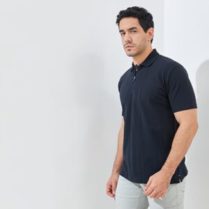 Jack Nicklaus Raven Polo Shirt Pria Regular Fit Black