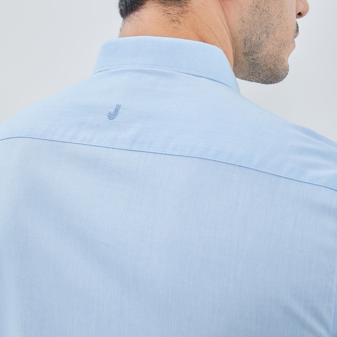 Jobb Arrilo Kemeja Pria Lengan Pendek Slim Fit Biru - Image 6