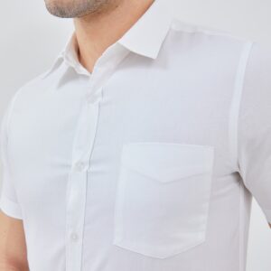 Jobb Arrilo Kemeja Pria Lengan Pendek Slim Fit Putih