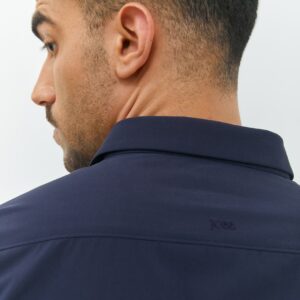 Jobb Hingham Kemeja Pria Lengan Pendek Slim Fit Navy