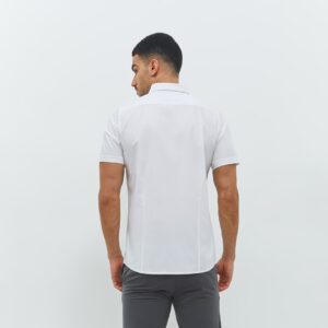 Jobb Hingham Kemeja Pria Lengan Pendek Slim Fit Putih