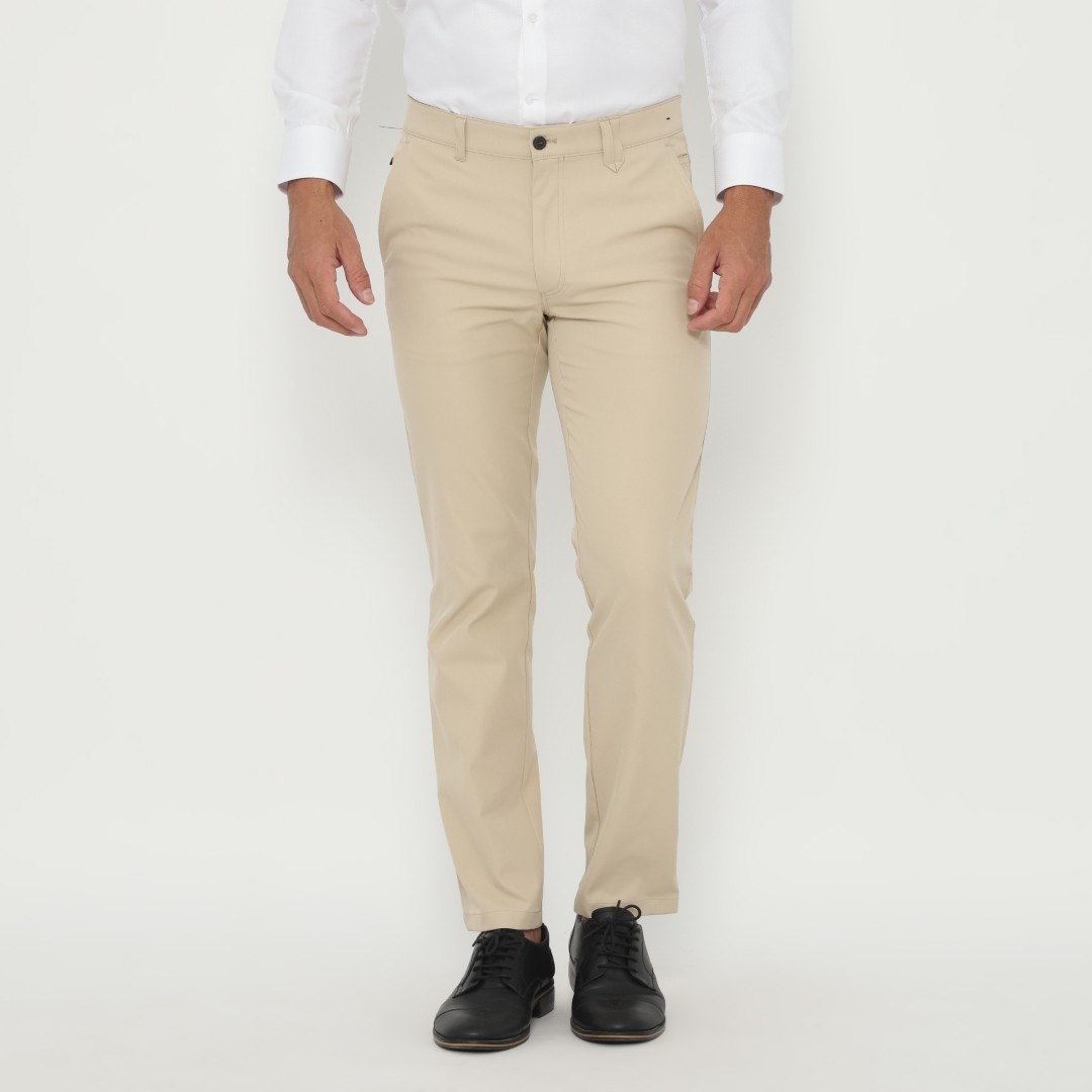 Jobb Jevino Celana Panjang Modern Slim Fit Beige