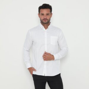 Jobb Sutherland Kemeja Pria Lengan Panjang Regular Fit Putih