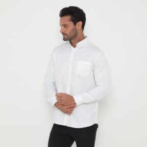 Jobb Sutherland Kemeja Pria Lengan Panjang Regular Fit Putih