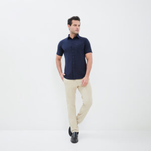 Jobb Active Firefox Kemeja Pria Lengan Pendek Slim Fit Navy