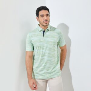 Jack Nicklaus Utrecht Premium Space Dye Polo Surf Green