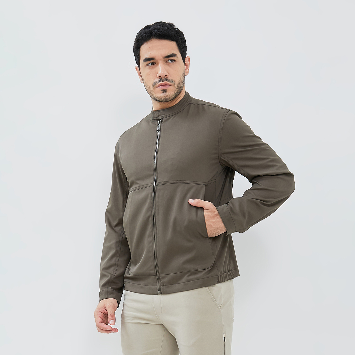 Jobb Equinox Jacket Pria Regular Fit Dark Olive