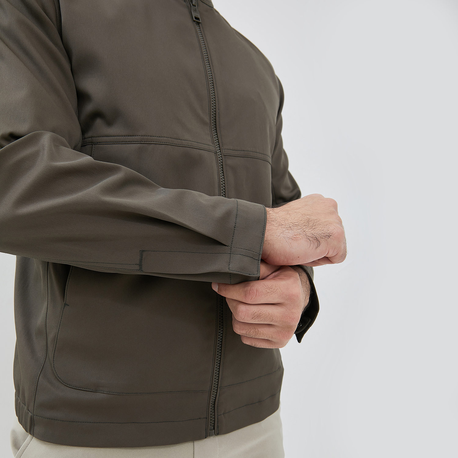 Jobb Equinox Jacket Pria Regular Fit Dark Olive - Image 7