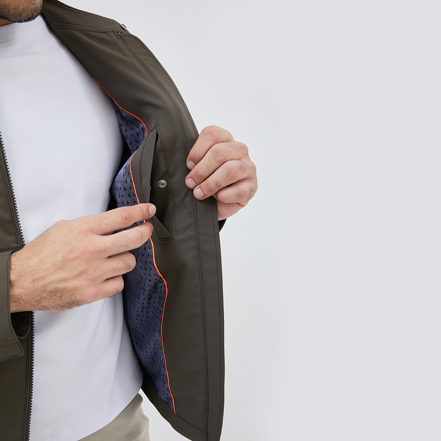 Jobb Equinox Jacket Pria Regular Fit Dark Olive - Image 4