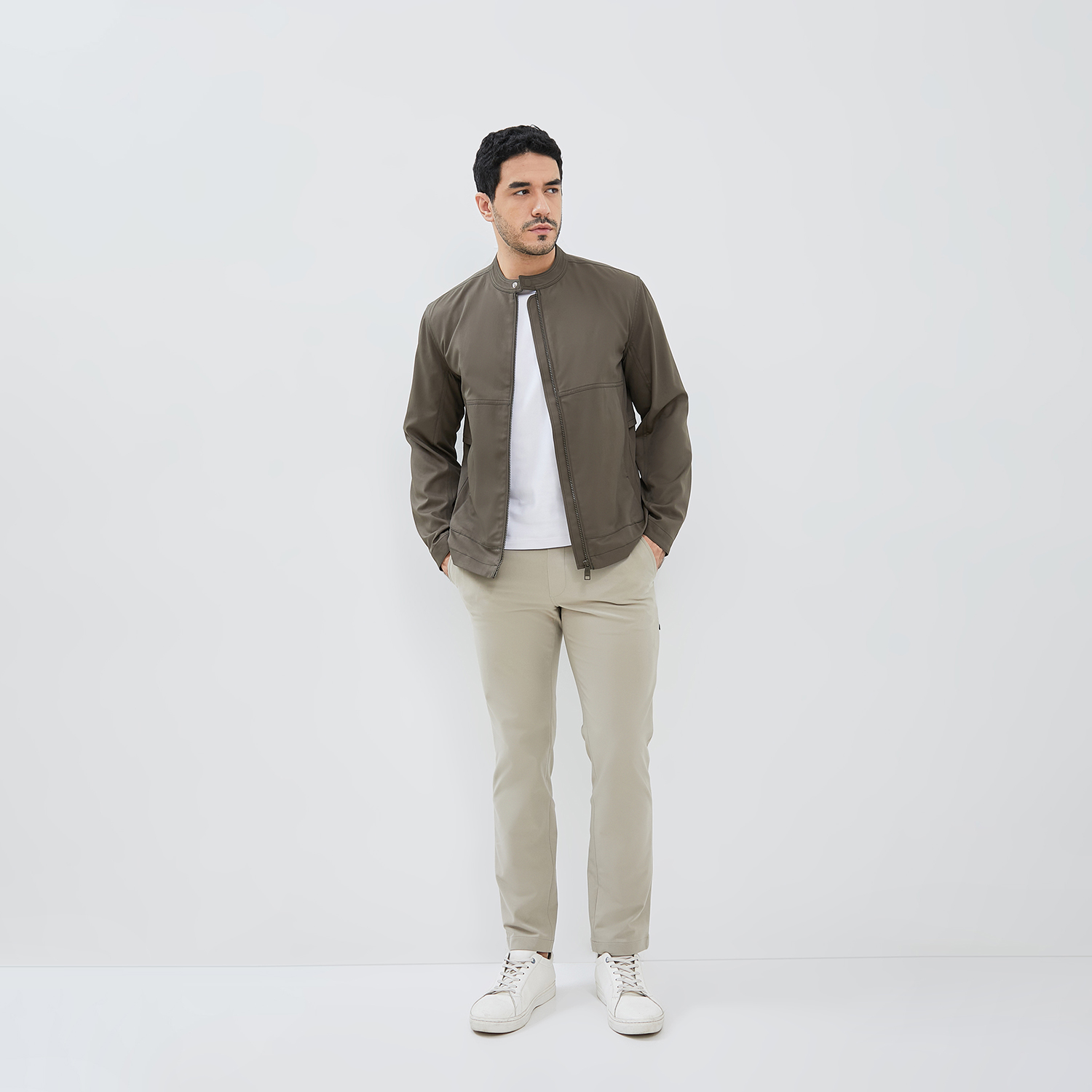 Jobb Equinox Jacket Pria Regular Fit Dark Olive - Image 2