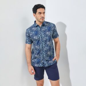 Jack Nicklaus Amersfoort Premium Tropical Polo Classic Navy