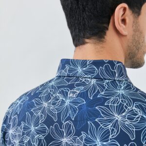 Jack Nicklaus Amersfoort Premium Tropical Polo Classic Navy