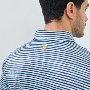 Jack Nicklaus Loosdrecht Premium Painter Stripe Polo Cool Blue
