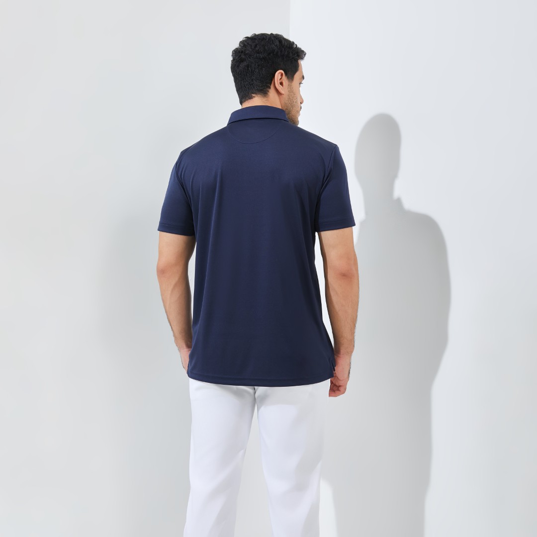 Jack Nicklaus Maastricht Premium Heritage Polo Classic Navy - Image 3