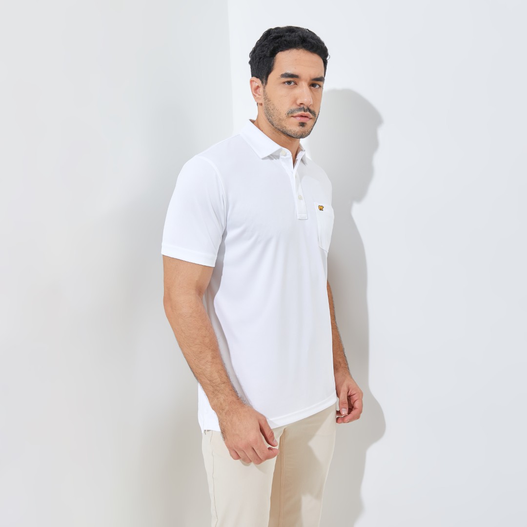 Jack Nicklaus Maastricht Premium Heritage Polo Bright White - Image 4